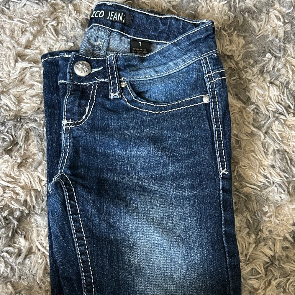 Aztec Women's Skinny Jeans - Blue
